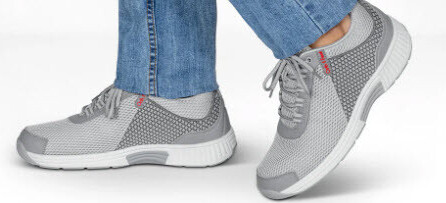 Orthofeet man walking